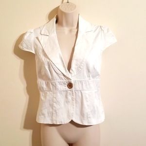 Takara women's medium white blazer